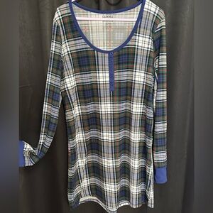 Fammy Jammies Soft Xmas Nightdress Pajamas Plaid